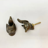 Mr Fox Antique Bronze Knob for Cabinets, Drawers, & Furniture with a Whimsical Touch